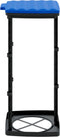 vidaXL - Vuilniszakhouders - 2 - st - 60 - L - PP - zwart - en - blauw