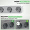 Travelhawk Verdeelstekker - 3 Voudig - 3 AC-aansluitingen 2 USB-poorten - Wit