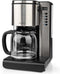 Nedis KACM280EAL - Filter koffiezetapparaat - 1,5 liter 12 kopjes - Zwart met aluminium