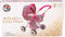 Glam Crew - Poppenwagen Daisy - Luipaardprint - Roze/Goud - Kinderen