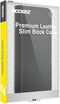 Accezz Premium Leather Slim Bookcase - iPhone 13 Pro Max - Echt Nappa leer - Zwart