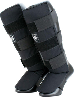 Super Pro Combat Gear - Scheenbeschermer Savior - Stevige padding - Zwart/Wit - Large