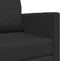 vidaXL - Vloersofa - Bed - 2-in-1 - Zwart - 124x71x78 - cm - Stof