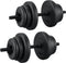 ArtSport Halterset - Dumbells 20 kg - 2-delig - Zwart (2 stuks)
