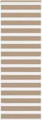 vidaXL - Zebra - Blind - 75x230 - cm - stofbreedte - 70,9 - cm - polyester - zandbruin