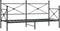 vidaXL - Slaapbank - zonder - matras - 90x200 - cm - staal - zwart