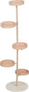 Mica Decorations Plantenstandaard Brutus - 48x20x120 cm - Ijzer - Licht Roze