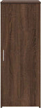vidaXL - Opbergkast - 40x45x103,5 - cm - bewerkt - hout - bruin - eikenkleurig