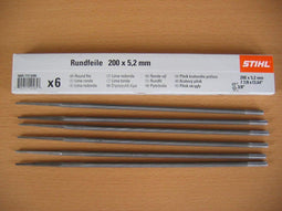 6x Stihl Ronde vijlen voor zaagkettingen - 5,2x200 mm - 56057725206