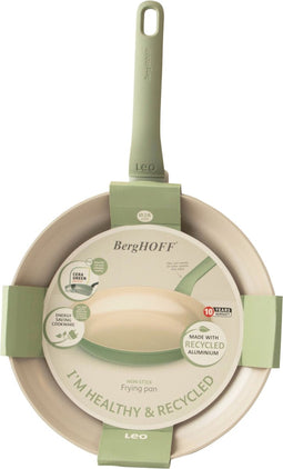 LEO Braadpan antikleef Balance Sage - Ø 28cm - Groen - PFAS-vrij