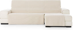 Hoes voor chaise longue met korte armleuning rechts Eysa AQUA Beige 100 x 110 x 290 cm