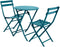 Hespéride - Luxe Bistrotafel - Greensboro Tafel - Eend Blauw - 60x60x71cm