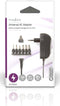 Nedis Universele AC-Stroomadapter - 18 W - 3 - 12 V DC - 1.80 m - 1.5 / 2.1 A - 6 plug(s) - Zwart