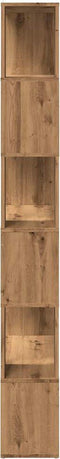 vidaXL - Boekenkast/kamerscherm - 80x24x186 - cm - artisanaal - eikenkleur
