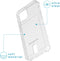 iMoshion Hoesje Geschikt voor iPhone 13 Mini Hoesje Met Pasjeshouder - iMoshion Softcase Backcover met pashouder - Transparant