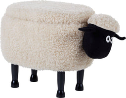 SHEEP - Poef - Crème - Polyester
