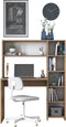 Emob Locelso Bureau - Eik - 113 cm breed - Bruin - Spaanplaat - Op voorraad