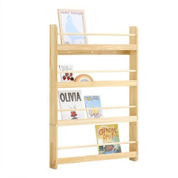 SoBuy KMB08-N - Boekenkast - 4 niveaus - L80 x H118 cm