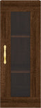 vidaXL - Hangkast - 34,5x34x90 - cm - bruin - eikenkleur