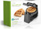 Nedis Wafelijzer - Belgische wafels - 17 cm - 1000 W - Automatische temperatuurregeling - ABS / Roestvrij Staal