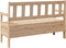 vidaXL - Buitenbank - 119x76x44 - cm - Massief - Hout - Grond