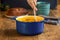 Saveur Selects - Gietijzeren Braadpan Ø25 cm - PFAS-vrij - Geschikt voor Inductie & Oven - Klassiek Blauw