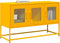 vidaXL - Tv-meubel - 100,5x39x60,5 - cm - koudgewalst - staal - mosterdgeel