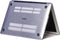 Lunso Geschikt voor MacBook Pro 13 inch (2012-2015) cover hoes - case - Glanzend Transparant