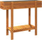 vidaXL - Plantenbak - verhoogd - 90x30x75 - cm - massief - acaciahout