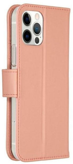 Accezz iPhone 12 - Flip cover - Krasbestendig Schokbestendig - Rosé Goud