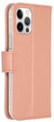 Accezz iPhone 12 - Flip cover - Krasbestendig Schokbestendig - Rosé Goud