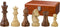 Philos Artus - Schaakstukken - Koningshoogte 78 mm - Hout