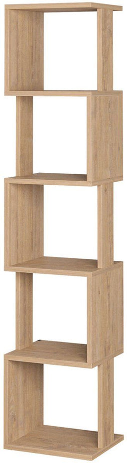 Hoekschappen Alexandra House Living Ek Hout MDP 35 x 161 x 2 cm 5 Planken