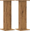 vidaXL - Speakerstandaards - 2 - st - 30x30x80 - cm - hout - artisanaal - eikenkleurig