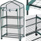 tectake® - Broeikas Hobbykas - 3 planken - 69x49x133 cm