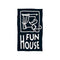FUN HOUSE Baby Shark Tuinmeubels - 1 tafel H.46xø46 cm, 2 stoelen H.53xB.38.5xD.37.5 cm en 1 para...