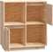vidaXL - Dressoir - 74x35x80 - cm - massief - grenenhout