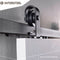 Intersteel Basic Top - Schuifdeursysteem - 2 stalen rails 100 cm - Mat zwart