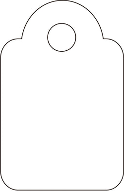APLI 00387 - Hanglabels met ophangoog - Wit