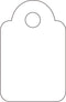 APLI 00387 - Hanglabels met ophangoog - Wit