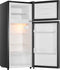 Everglades EVTD3020 - Dubbel Deurs Koelkast - 124 Liter - Zwart - E Klasse