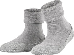 FALKE Cosyshoe - Huissokken - Antislip noppen merinowol - Grijs 3400