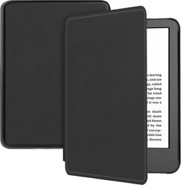 imoshion E-reader Hoesje - Geschikt voor Amazon Kindle (2022) 11th gen, Amazon Kindle (2024) - Slim Hard Case Sleepcover Bookcase - Zwart
