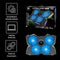 Spirit of Gamer Airblade 500 RGB Laptop Koeler - Laptop Cooler - Cooling Pad - Laptopstandaard - Laptopverhoger - 4 Ventilatoren - RGB Verlichting - 10-17 inch - Verstelbare Hoogte