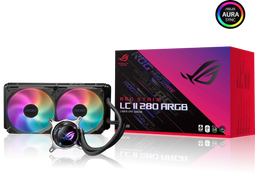 ASUS ROG Strix LC II 280 ARGB - Alles-in-één vloeistofkoeler - 280mm radiator - Zwart