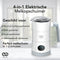 Infinity Goods 4-in-1 Melkopschuimer - 350 ml - Warm en koud opschuimen - Wit