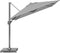 Platinum Sun & Shade – Zweefparasol – Voyager T¹ - 250x250cm – Lichtgrijs – Kantelbaar – 360° Draaibaar – 96% UV protectie