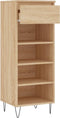 vidaXL - Schoenenkast - 40x36x105 - cm - bewerkt - hout - sonoma - eikenkleurig