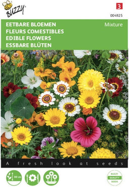 5 stuks - Buzzy - Mengsel Eetbare bloemen Tuinplus