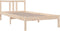 vidaXL - Bedframe - massief - hout - 90x200 - cm